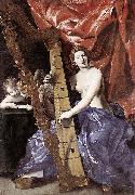 Venus Playing the Harp